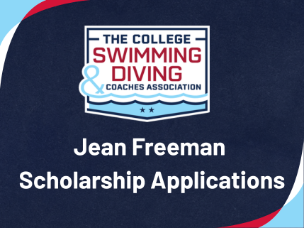 CSCAA Jean Freeman Scholarship Applications Open